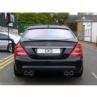 SPOILER MERCEDES W221 06-11 TRUNK ABS GLOSSY BLACK