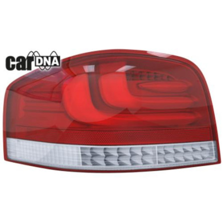 LAMPY TYLNE LED AUDI A3 03- 8P RED WHITE CARDNA