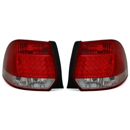 LAMPY TYLNE LED VW GOLF 5 +6 VARIANT RED WHITE