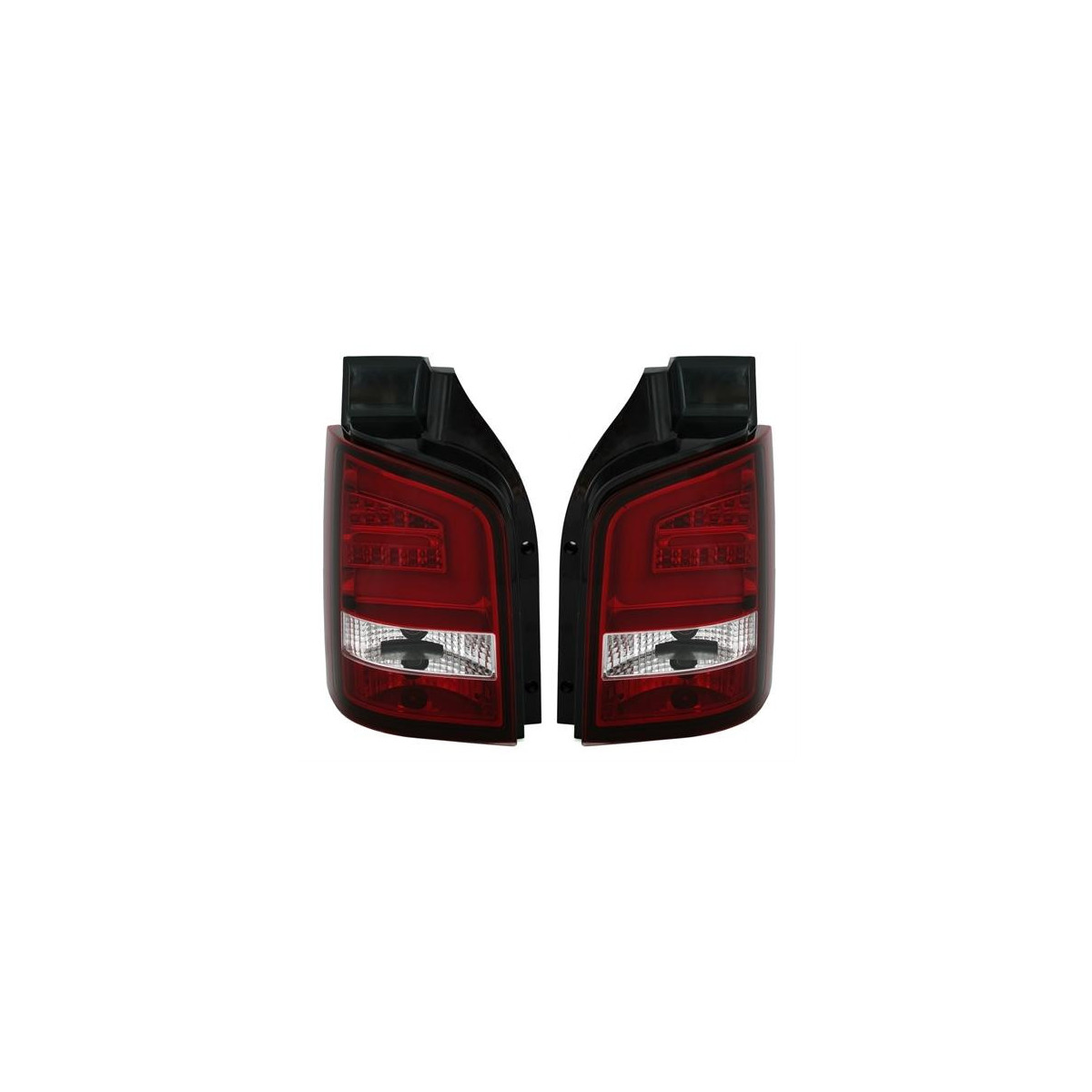 LAMPY TYLNE LED BAR VW T5 03-09 RED WHITE