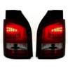 LAMPY TYLNE LED BAR VW T5 03-09 RED SMOKE