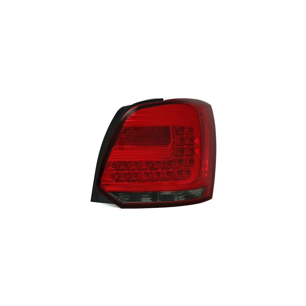 LAMPY TYLNE LED VW POLO 6R 6/09- RED SMOKE  HAT.
