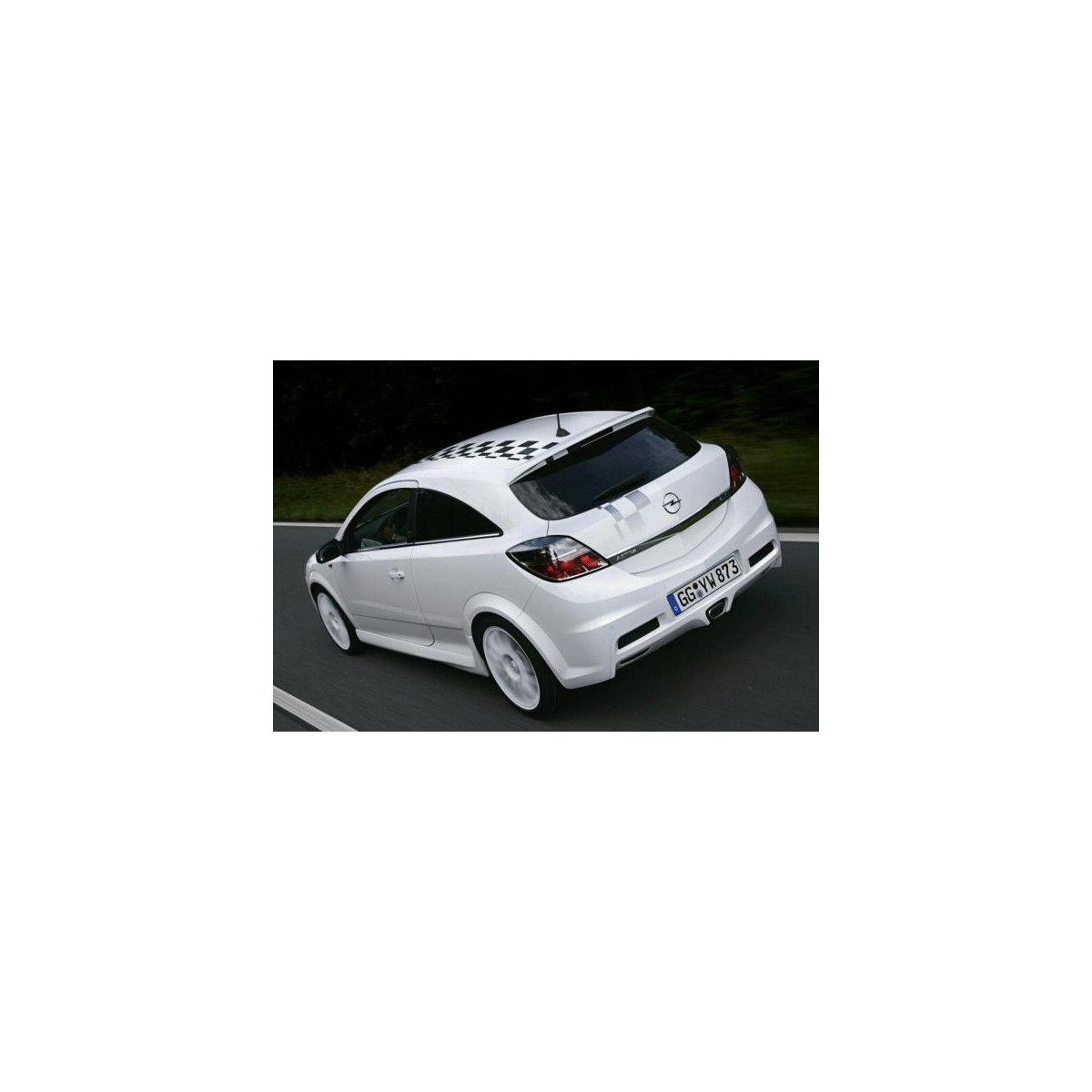 Opel Astra H Spoiler dachowy 3D OPC