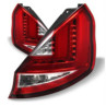 LAMPY TYLNE FIESTA MK7 08- LIGHTBAR RED WHITE