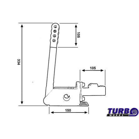 Hamulec ręczny hydrauliczny TurboWorks B06