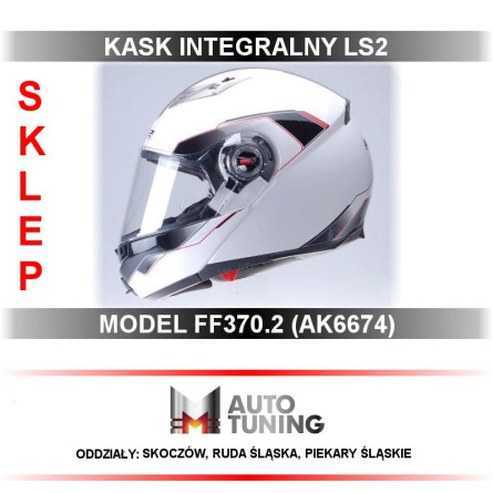 KASK LS2 FF370.2 SHADOW WHITE M
