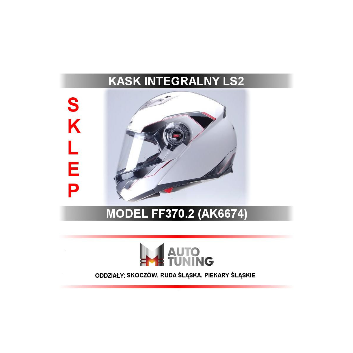 KASK LS2 FF370.2 SHADOW WHITE M