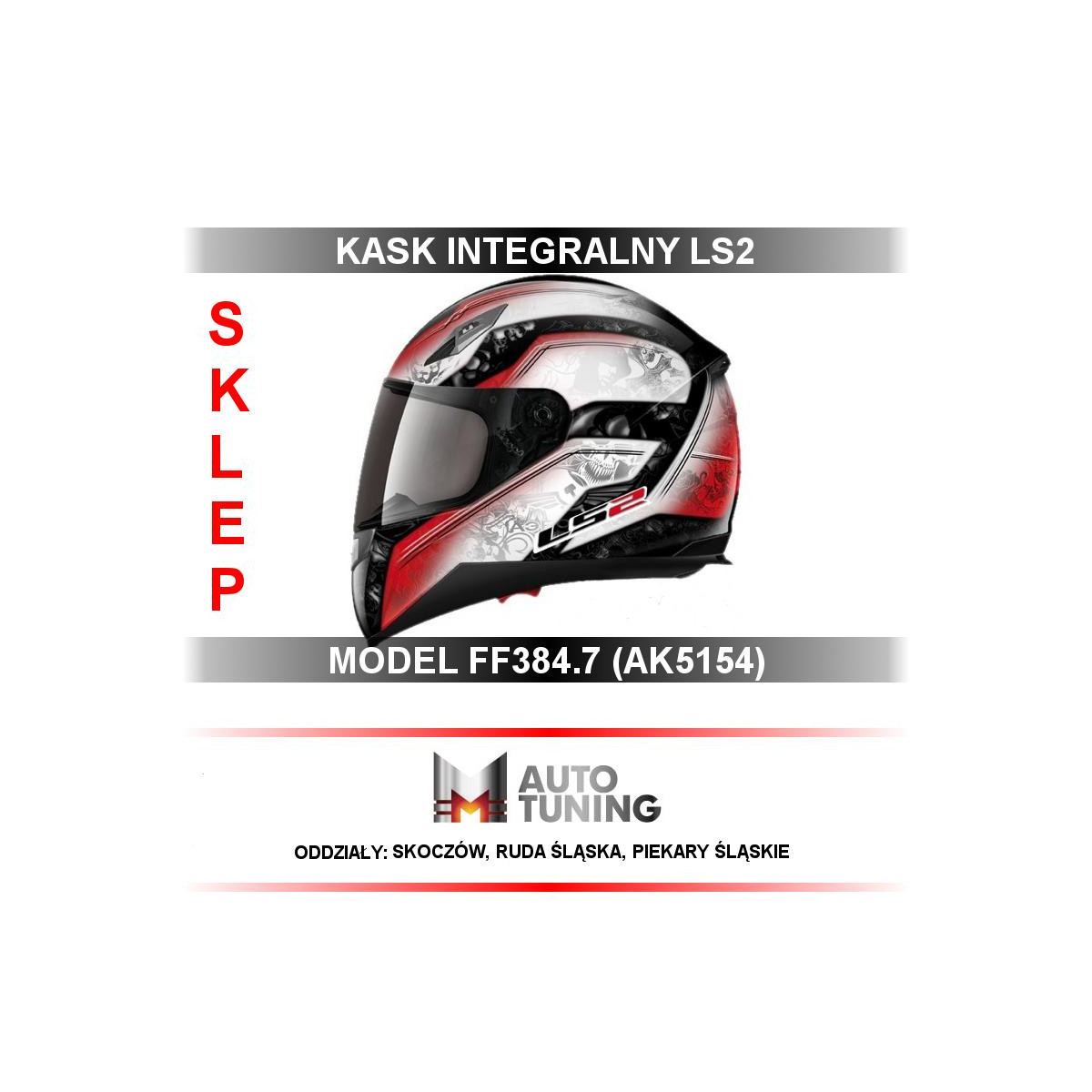 KASK LS2 FF384.7 AMORY RED M