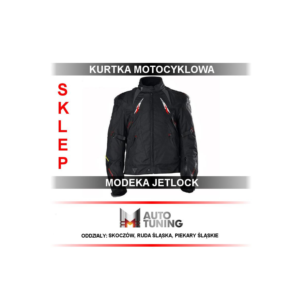 KURTKA MODEKA JETLOCK BLACK / ROZMIAR M
