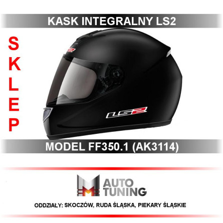 KASK LS2 FF350.1 SINGLE MAT BLACK L