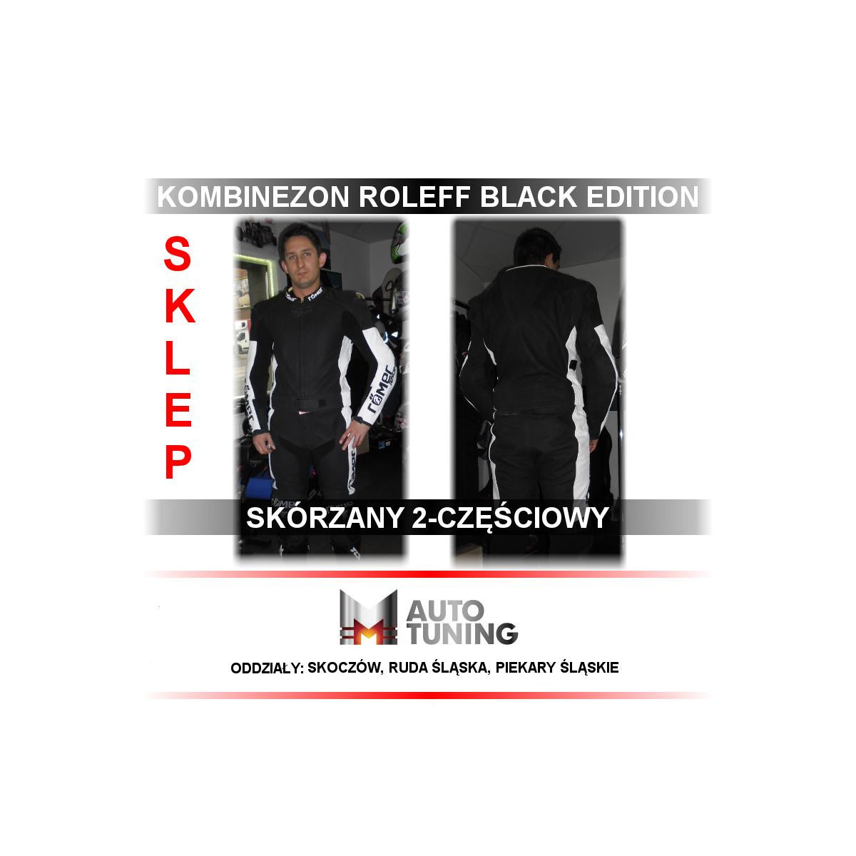 KOMBINEZON SKÓRZANY ROLEFF BLACK EDITION / R. L (52)