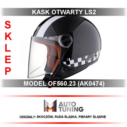  KASK LS2 OTW. BAT BLACK OF560.23 / R. M