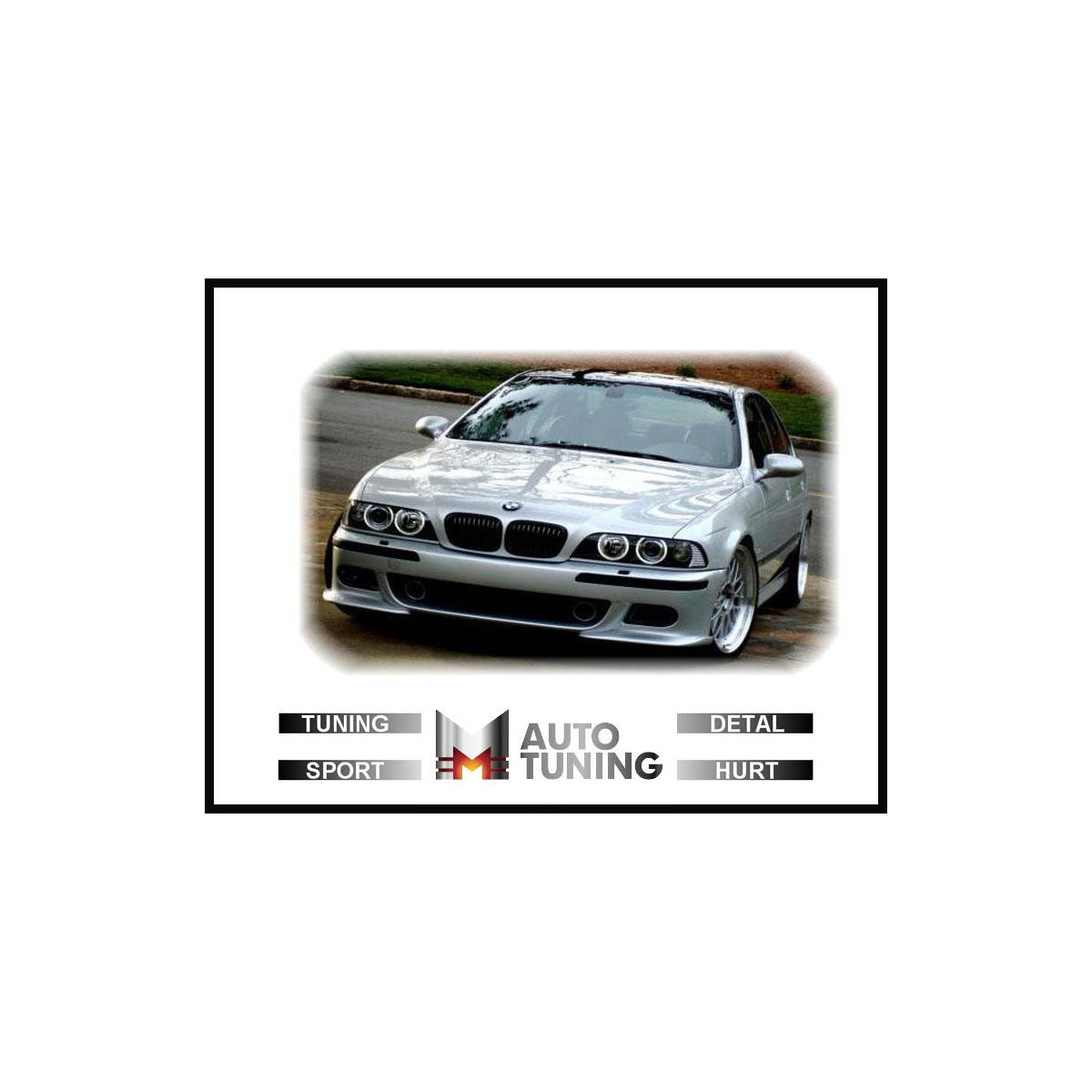 GRILL PRZEDNI NERKI BMW E39 BLACK MAT 96-03R