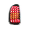 LAMPY LED MINI COUNTRYMAN R60 10-  BLACK/SMOKE