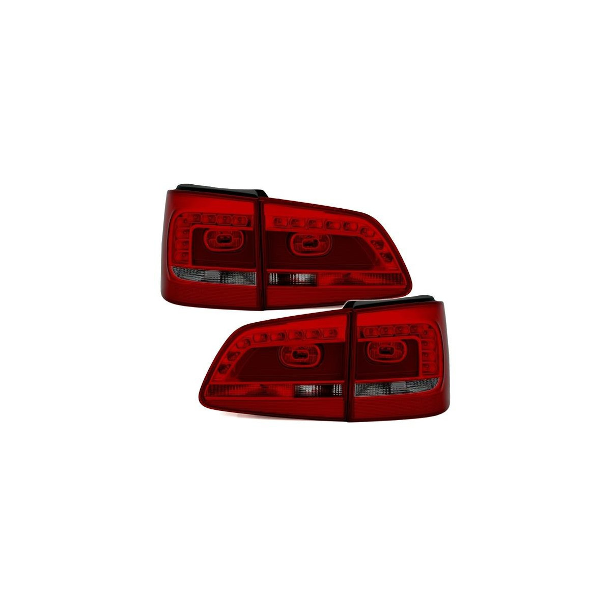 LAMPY LED VW TOURAN 1T FACELIFT GP2 8/10- RED WHIT