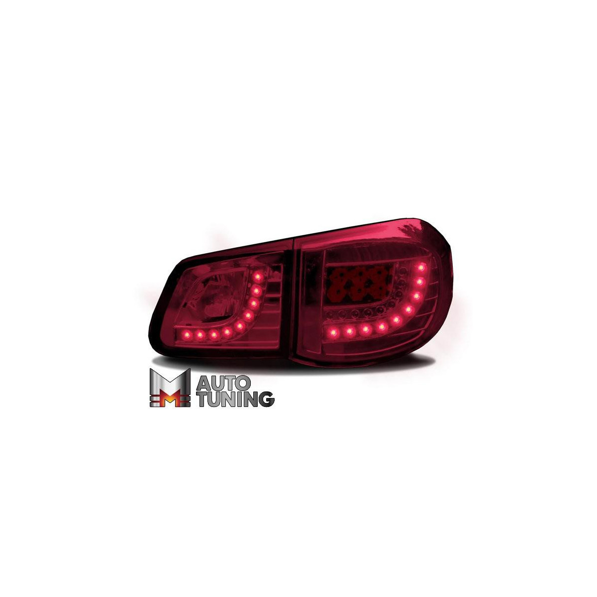 LAMPY TYLNE LED VW TIGUAN 07-11 DIODOWE CZERWONE