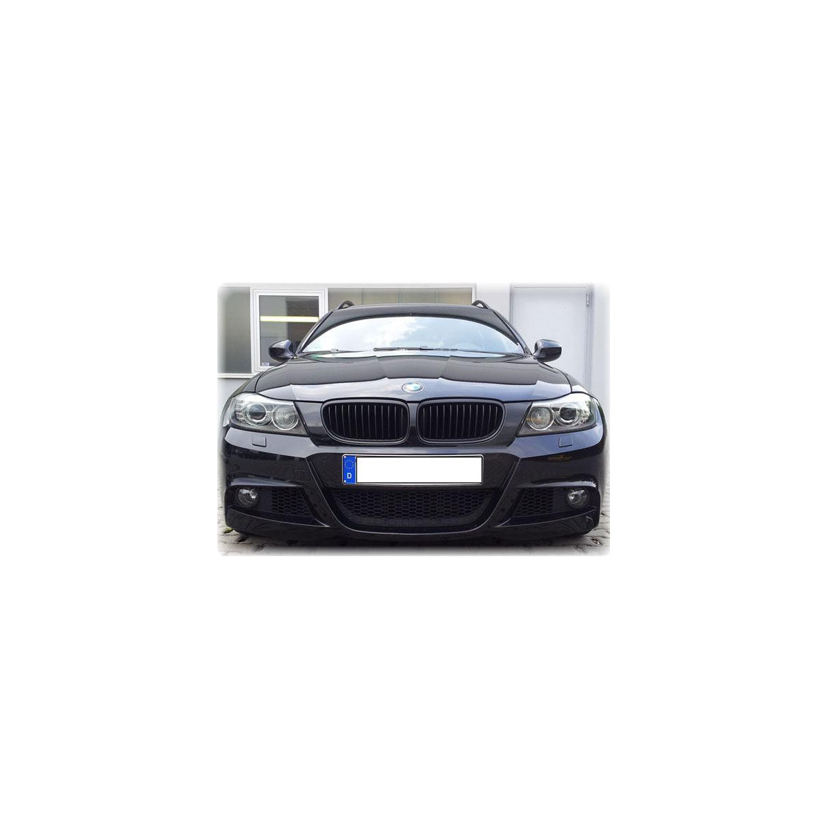 GRILL PRZEDNI BMW E90/E91 09- BLACK MATT