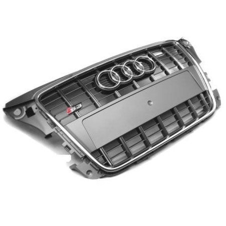 GRILL AUDI A3 8P 8PA 2008-2010 LOOK S3 GREY/CHROM