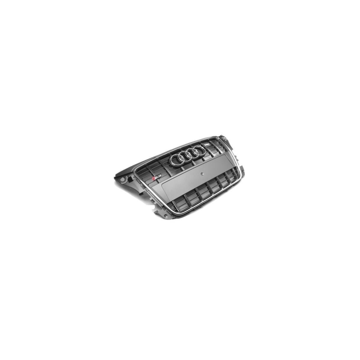 GRILL AUDI A3 8P 8PA 2008-2010 LOOK S3 GREY/CHROM