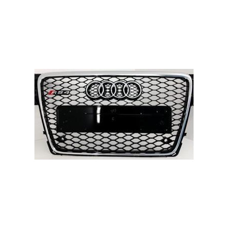 GRILL AUDI A4 B8 2007-2011 LOOK RS4 PIANO BLACK-CH