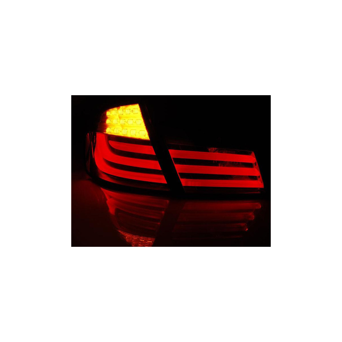 LAMPY BMW F10 10-07/13 SMOKE LED BAR