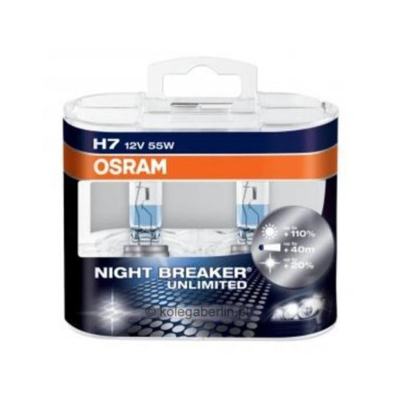 OSRAM NIGHT BREAKER UNLIMITED +110% H7 55W 12V