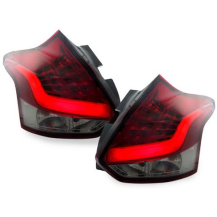 LAMPY DIODOWE FORD FOCUS 2011-  HAT. RED SMOKE LED