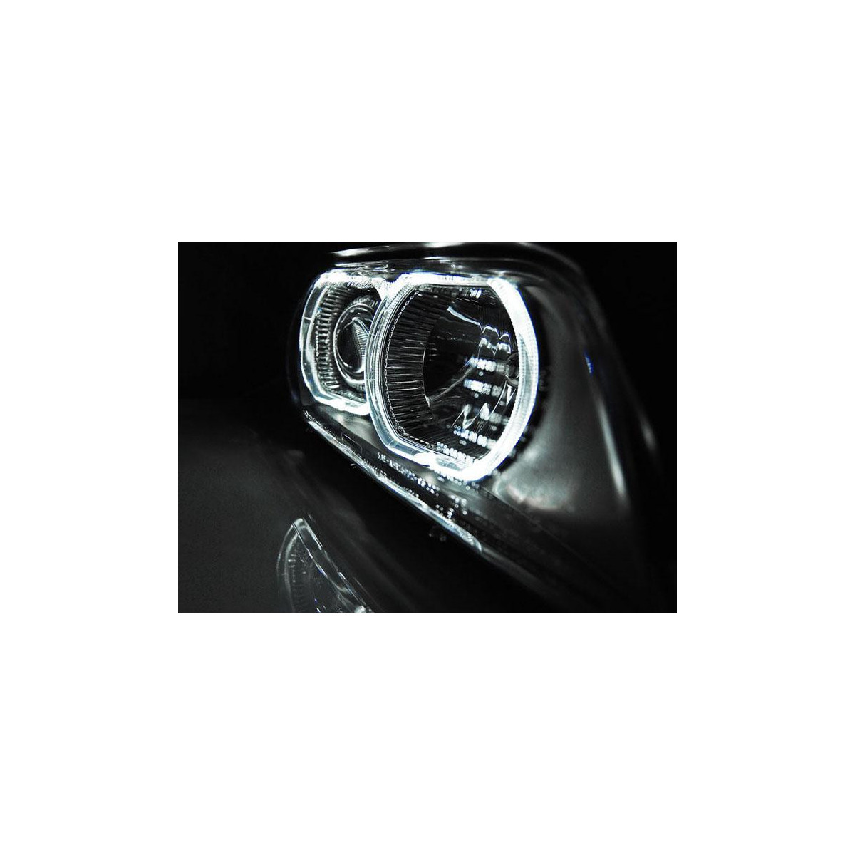 LAMPY ANGEL EYES BMW E39 9/95-8/00 LED BLACK D2S