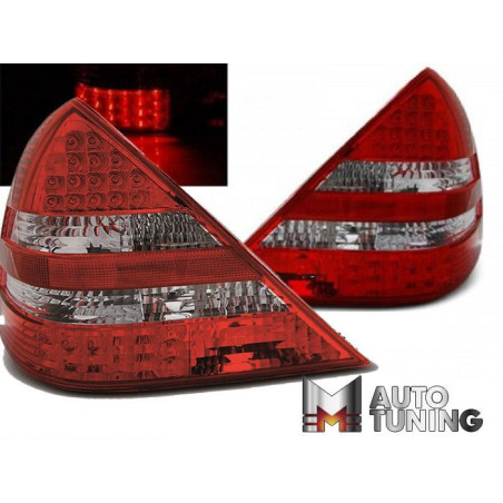 LAMPY MERCEDES R170 SLK 04.96-04 RED WHITE LED