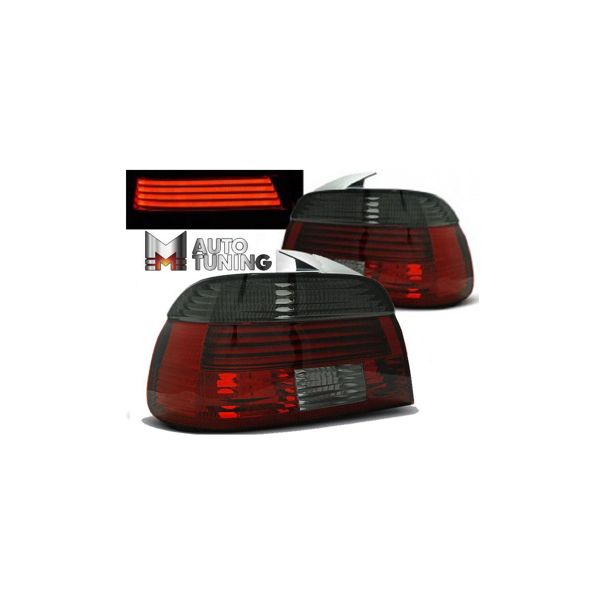 LAMPY BMW E39 09.00-06.03 RED SMOKE LED
