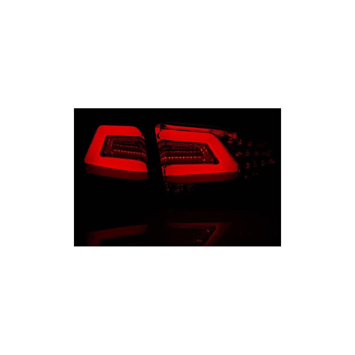 LAMPY D. VW GOLF 7 13- BLACK/SMOKE LED BAR