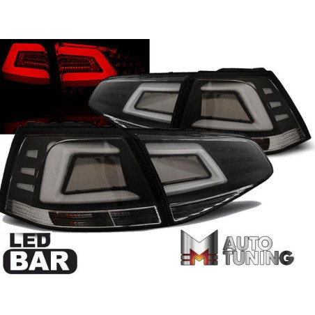 LAMPY D. VW GOLF 7 13- BLACK LED BAR