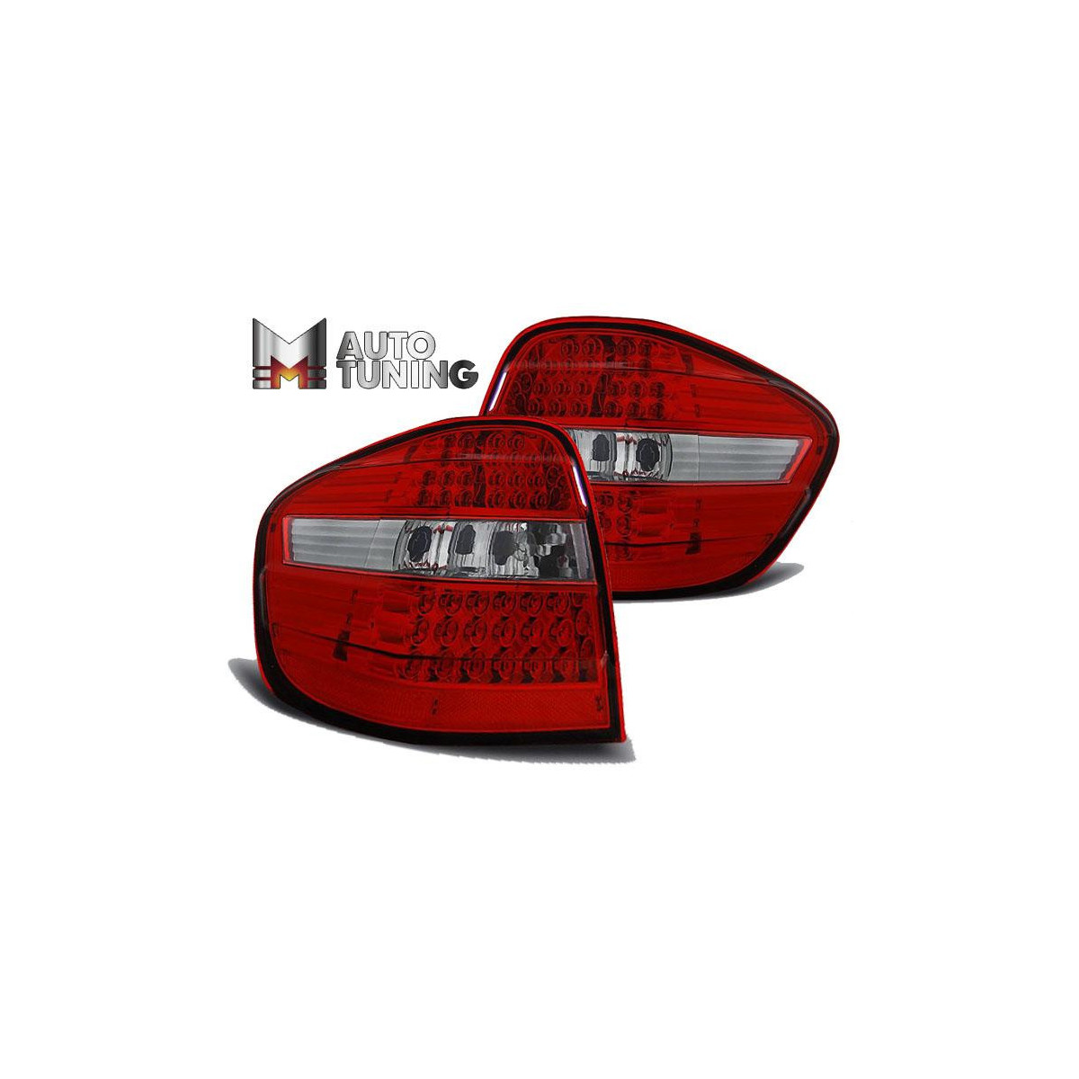 LAMPY MERCEDES M-KLASA W164 05-08 RED WHITE LED
