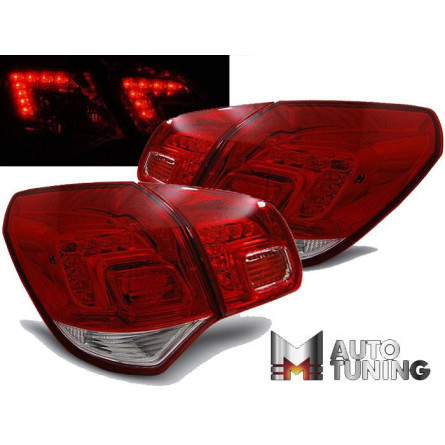 LAMPY LED OPEL ASTRA J 10- HATCHBACK RED WHITE