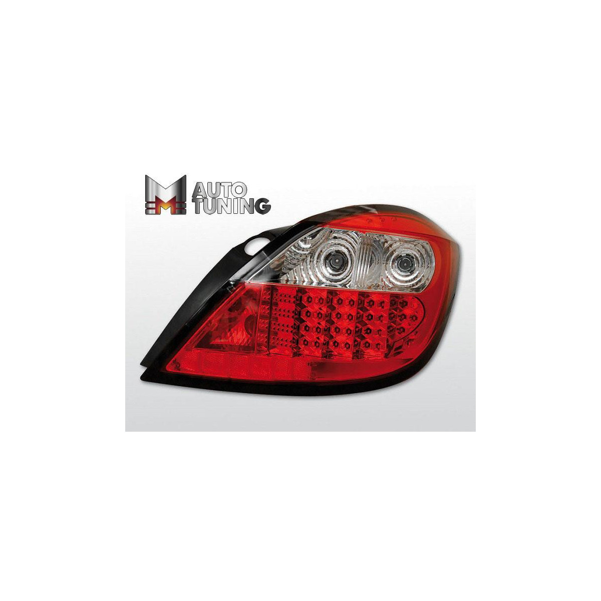 LAMPY OPEL ASTRA H 03.04-09 RED WHITE LED
