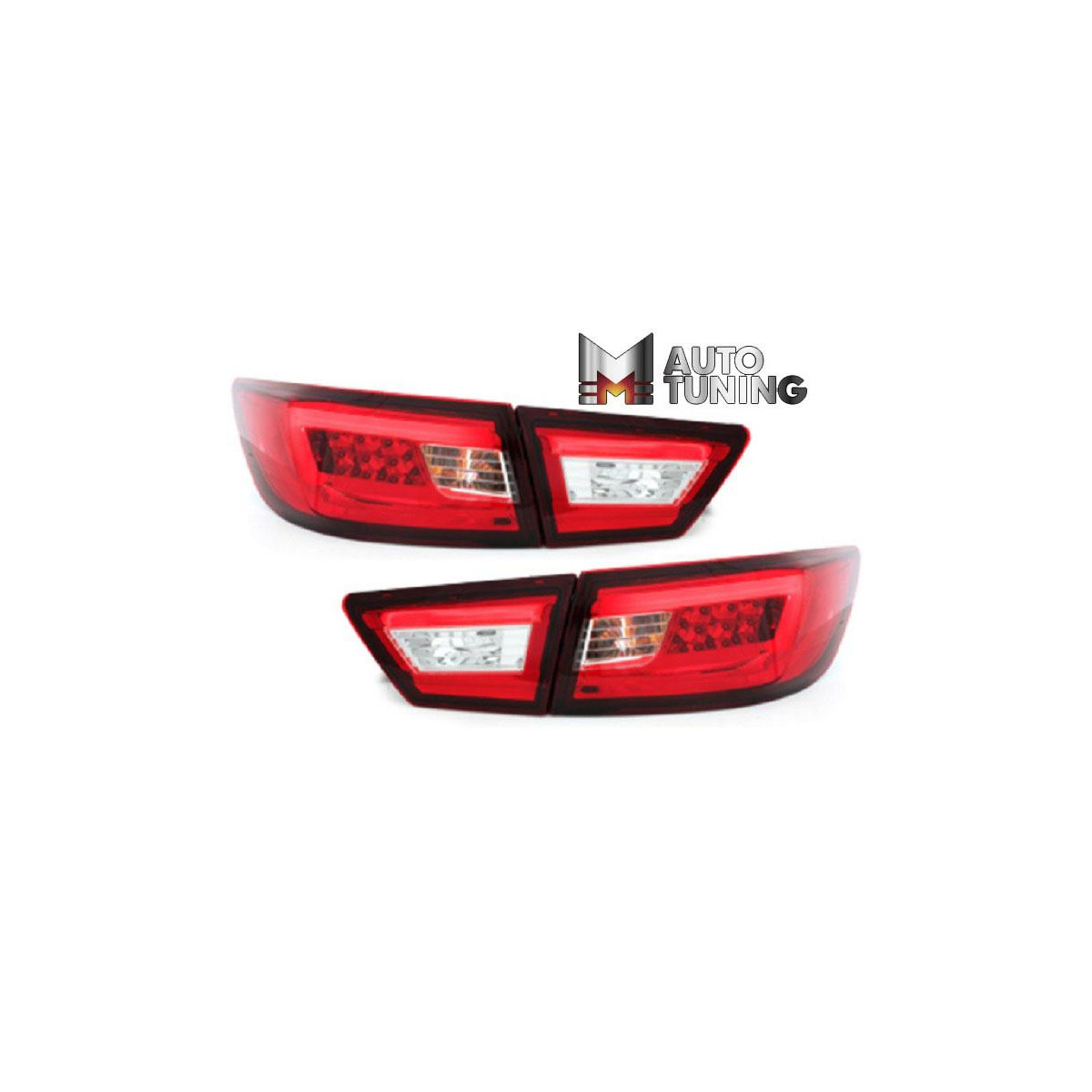 LAMPY LED RENAULT CLIO IV 2013- RED/WHITE