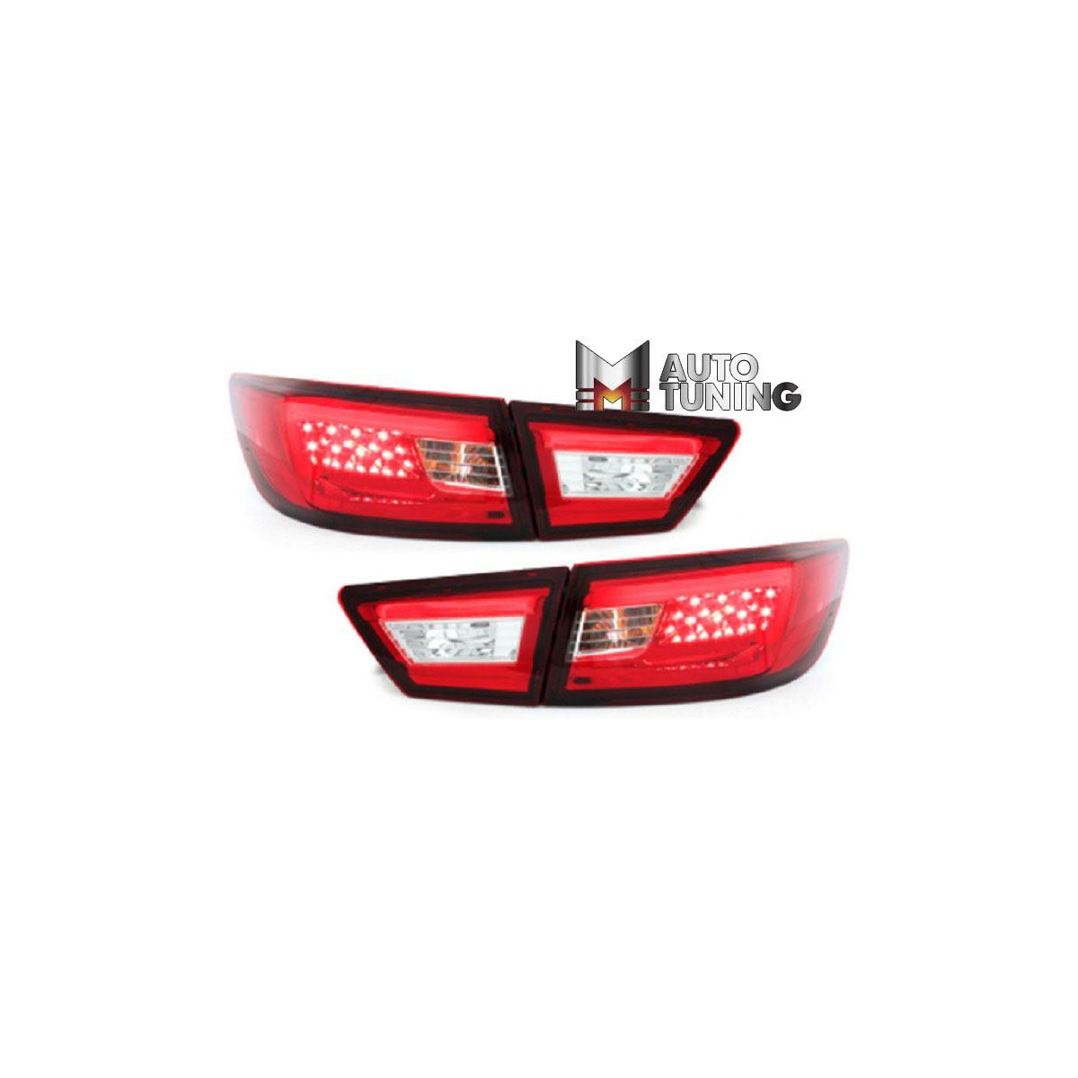 LAMPY LED RENAULT CLIO IV 2013- RED/WHITE
