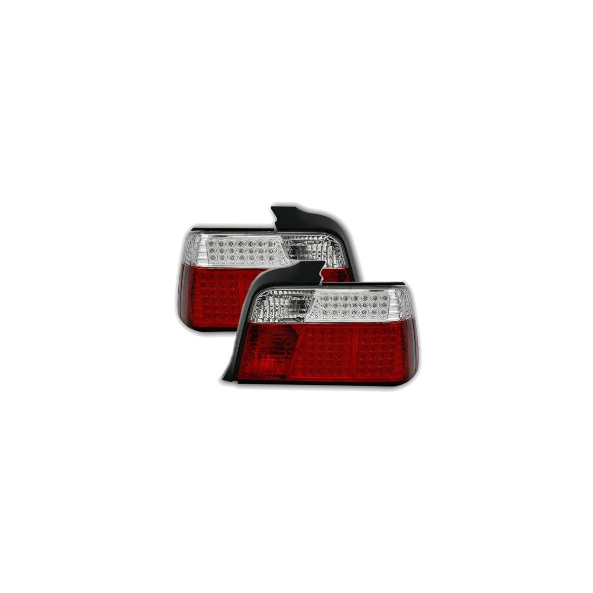 LAMPY DIODOWE BMW E36 SEDAN RED CRYSTAL