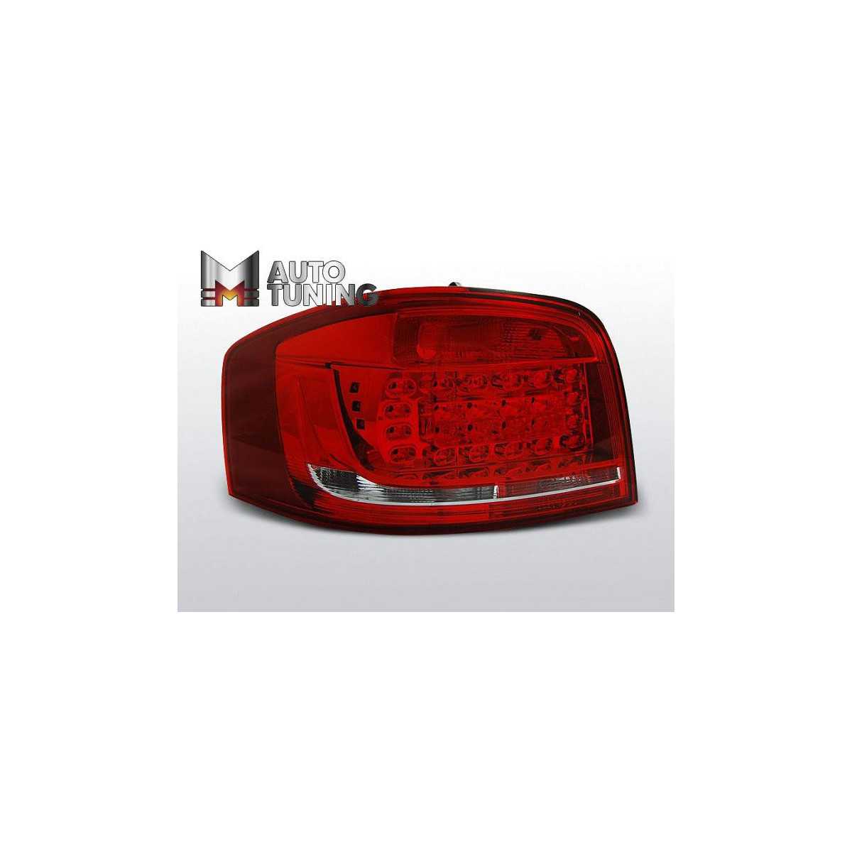 LAMPY AUDI A3 08-12 RED WHITE LED