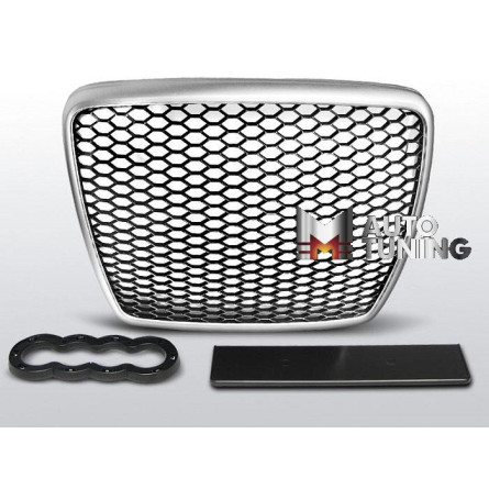 GRILL AUDI A6 C6 09-11 SILVER RS-STYLE
