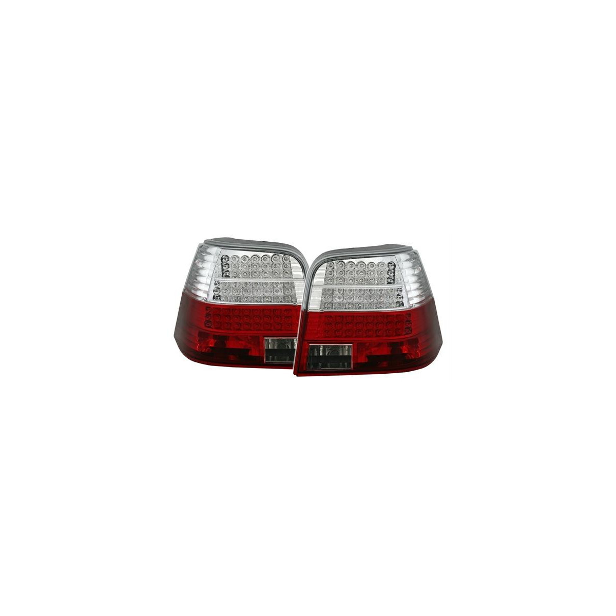 LAMPY TYLNE DIODOWE VW GOLF 4 98-04 RED WHITE