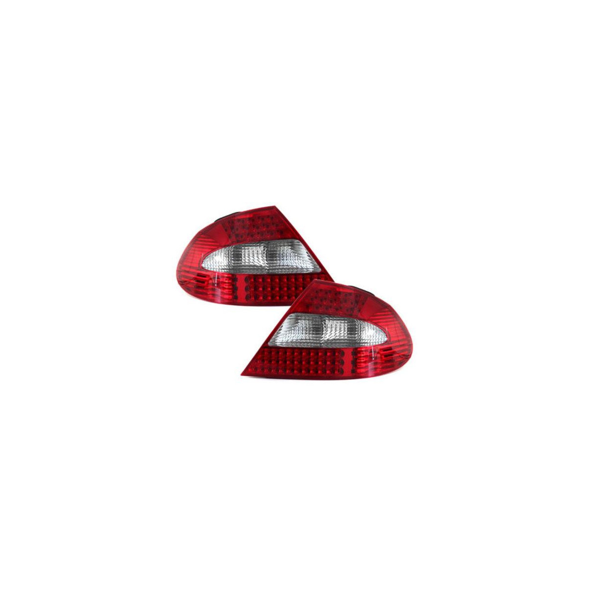 LAMPY MERCEDES CLK W209 03-10 RED WHITE LED