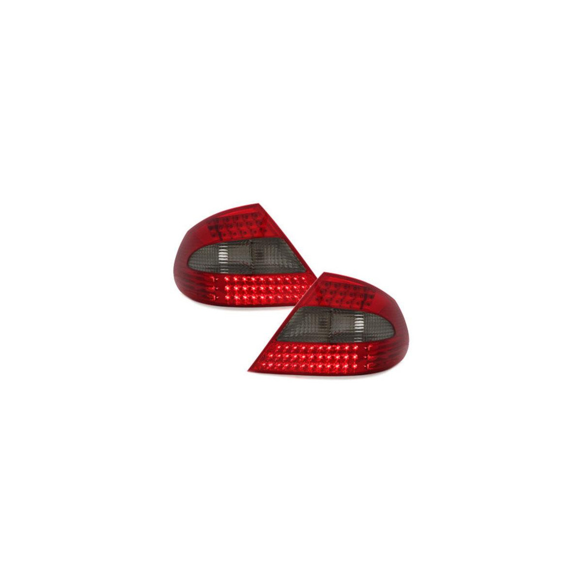LAMPY MERCEDES CLK W209 03-10 RED SMOKE LED