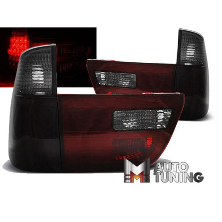 LAMPY BMW X5 E53 09.99-06 RED SMOKE LED