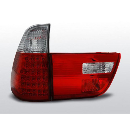 LAMPY BMW X5 E53 09.9906 RED WHITE LED