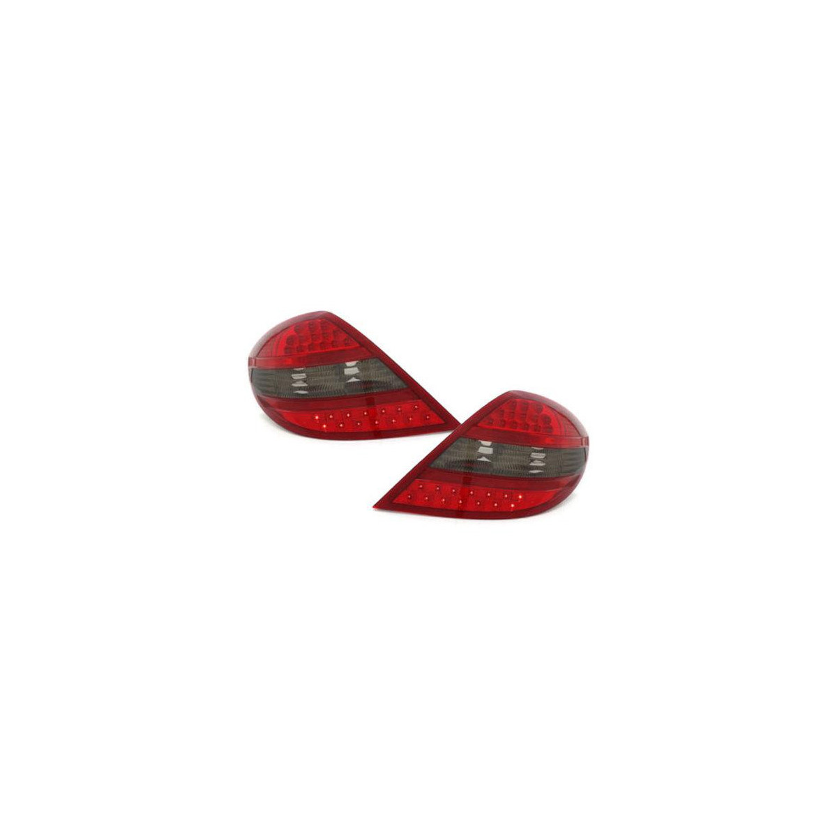 LAMPY MERCEDES R171 SLK 04-11 RED SMOKE LED
