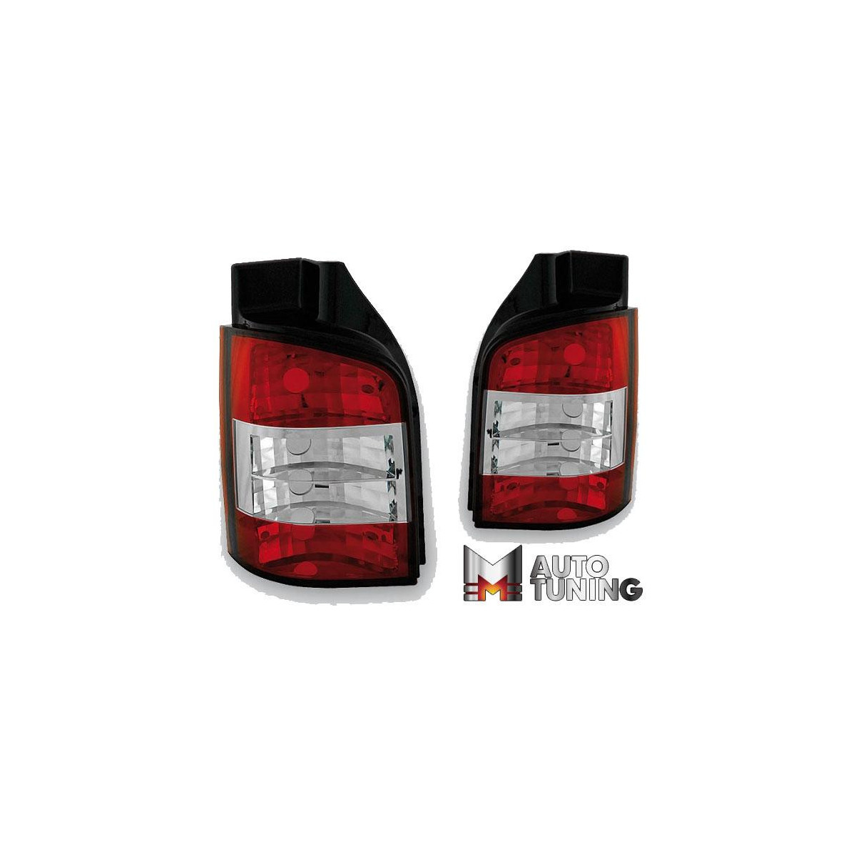 LAMPY VW T5 04.03-09 RED WHITE