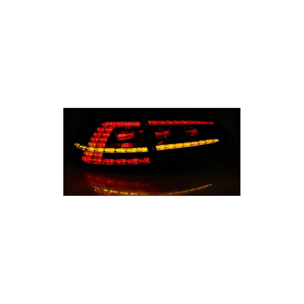 LAMPY VW GOLF 7 13- RED SMOKE  GTI LOOK