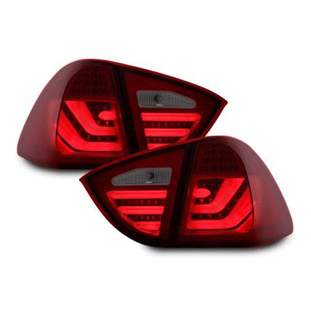 LAMPY BMW E91 05-08 RED SMOKE LED BAR