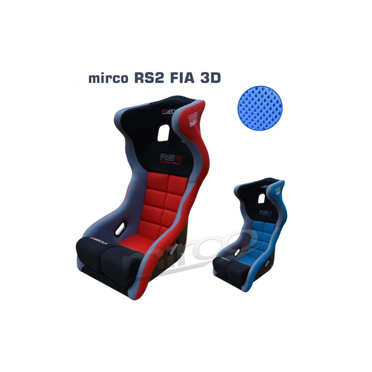 Fotel rajdowy kubełkowy mirco RS2 FIA NOWY DESIGN